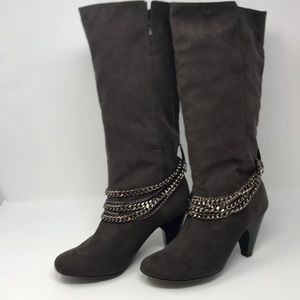 Zara Leather Boots - Excellent Condition!